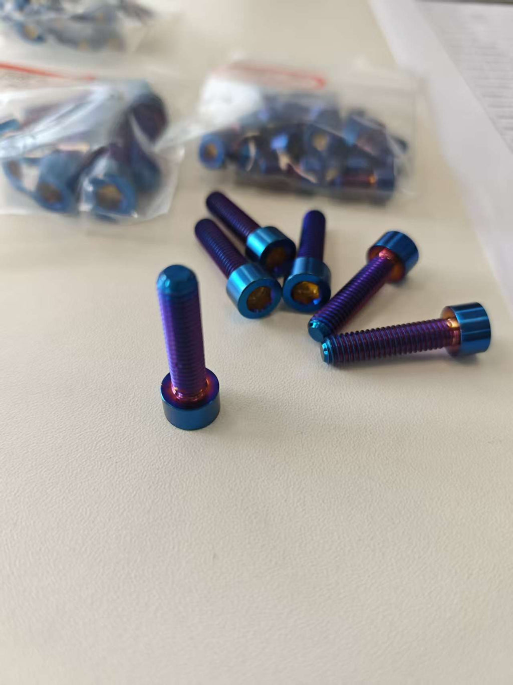 Ace x pro Titanium Bolt full Kit (real grade 5 titanium) - ff customz