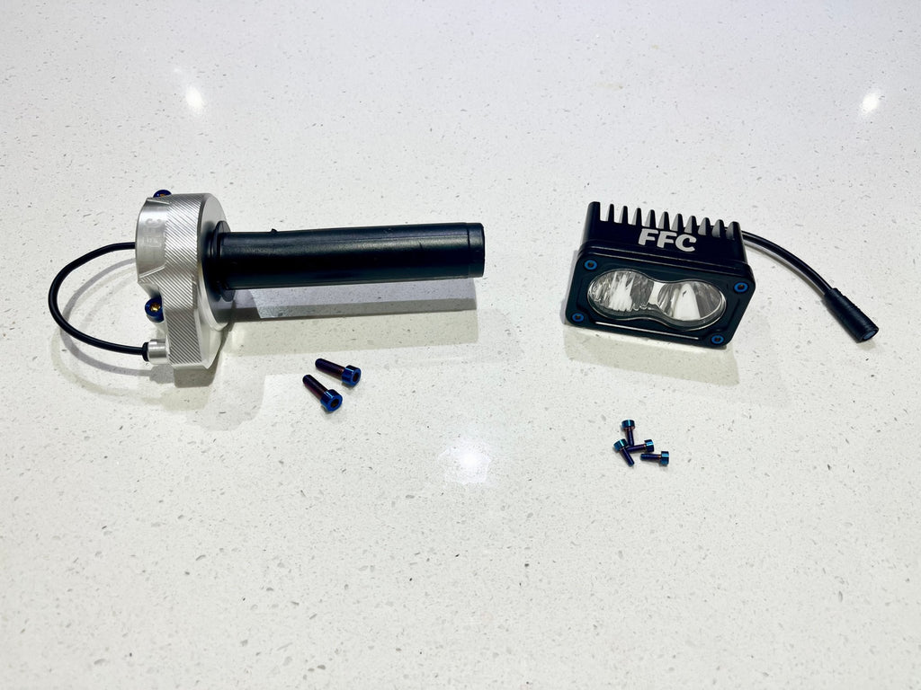 Grade 5 Titanium bolts for Surron throttle or Baja. - ff customz