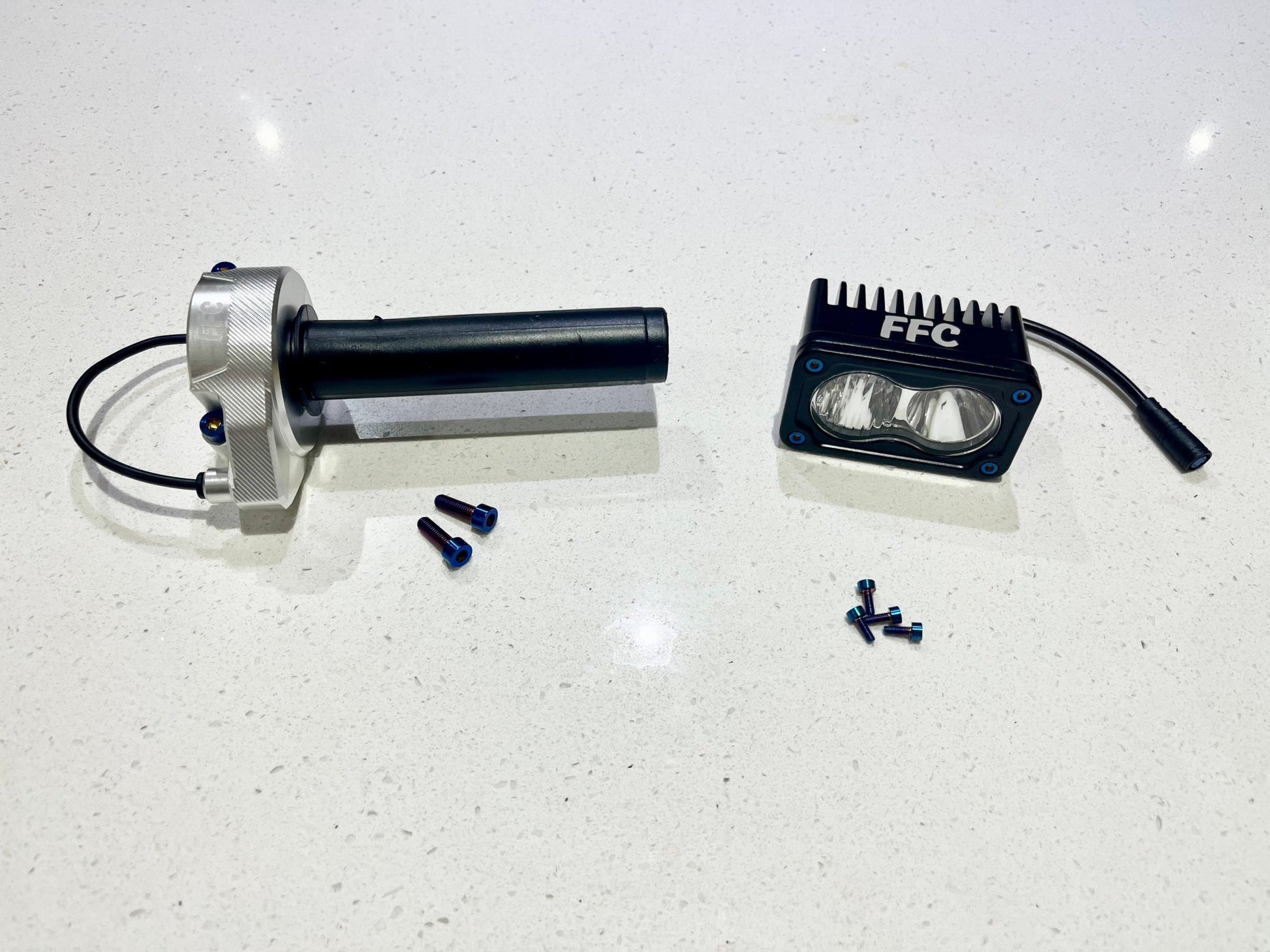 Grade 5 Titanium bolts for Surron throttle or Baja. - ff customz