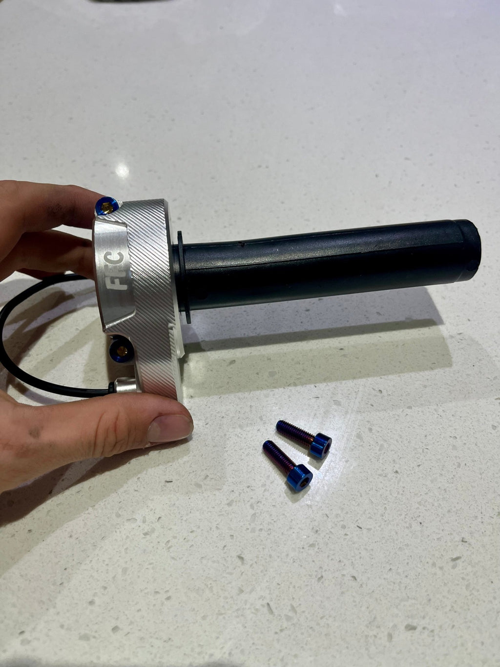 Grade 5 Titanium bolts for Surron throttle or Baja. - ff customz