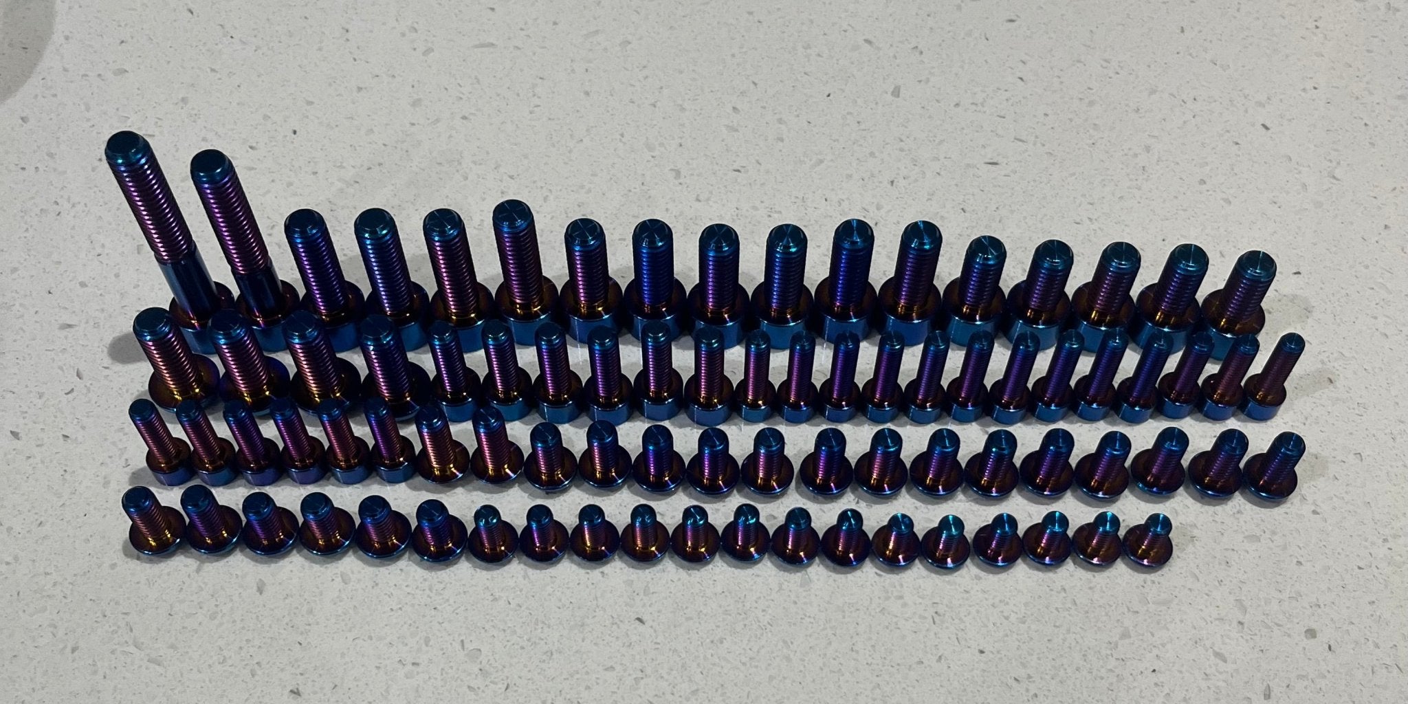 Surron LBX Titanium Bolt full Kit (real grade 5 titanium) - ff customz